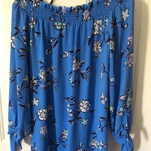 Small floral off shoulder dress